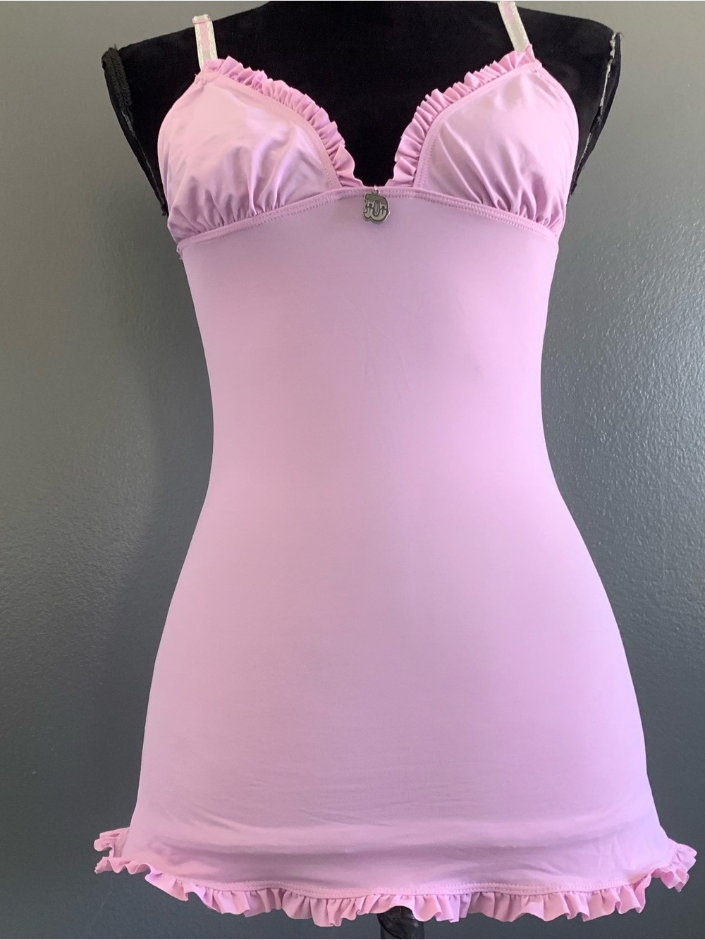 Diesel Light Pink Ruffle top - Picture 7 of 8